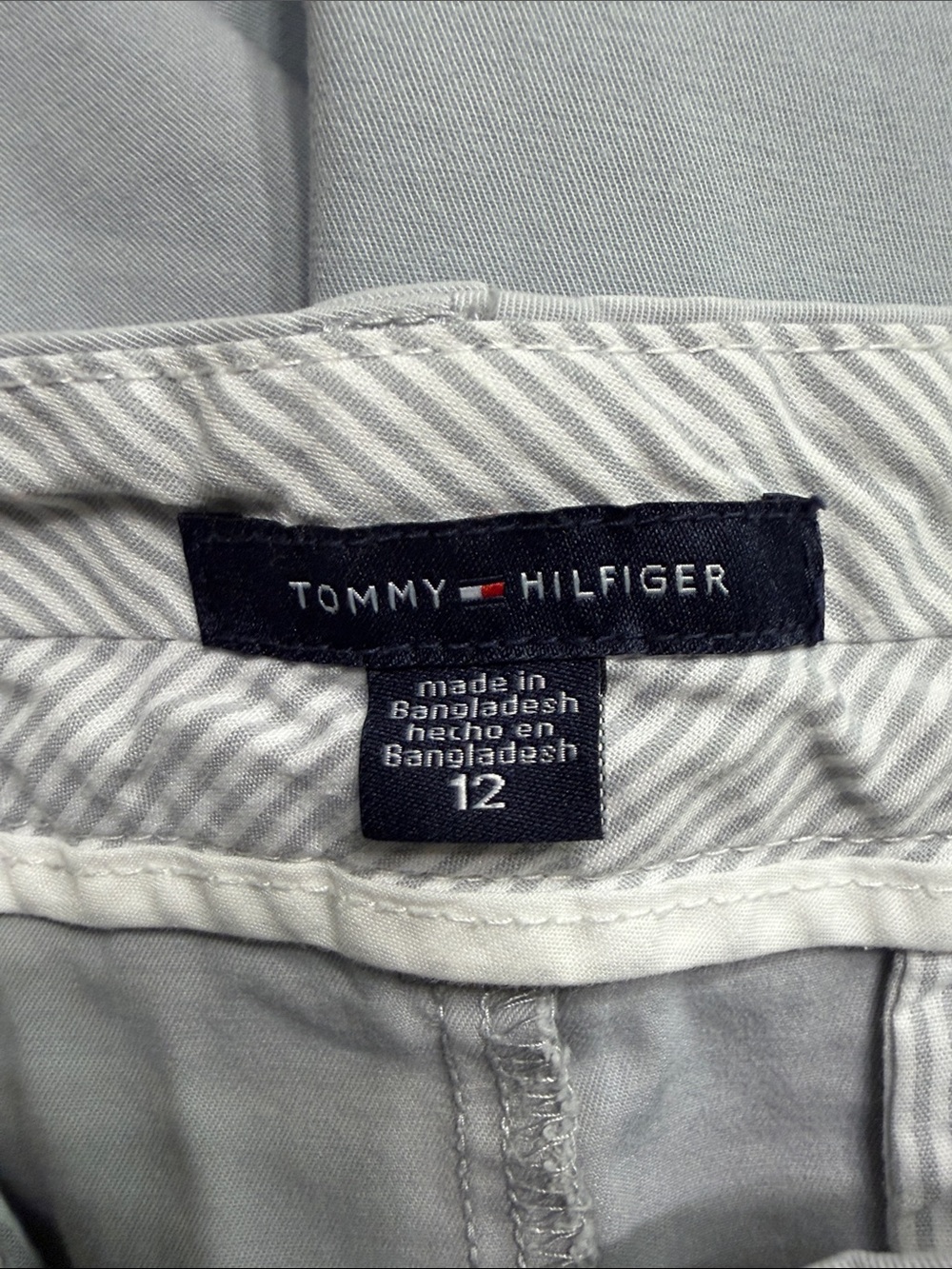 Tommy Hilfiger Light Gray Chino Shorts - Picture 3 of 5